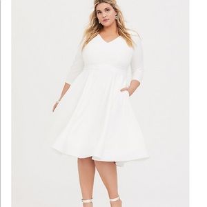 NWT TORRID White Dress